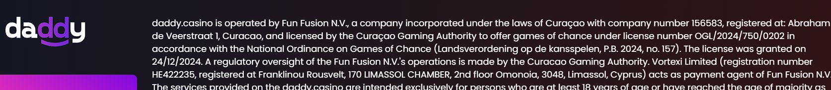 Официальные данные о лицензии и юридических лицах компания публикует в нижней части основных страниц